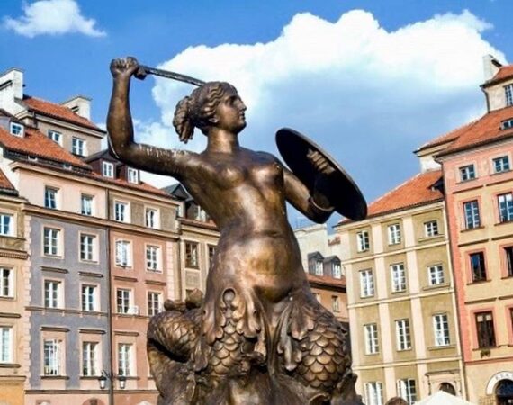 Символ Варшавы и в каких местах столицы можно найти памятники русалкам?